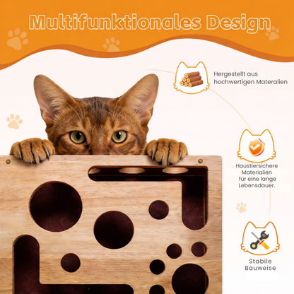 MiauTüftler – Spiel & Kratzbox