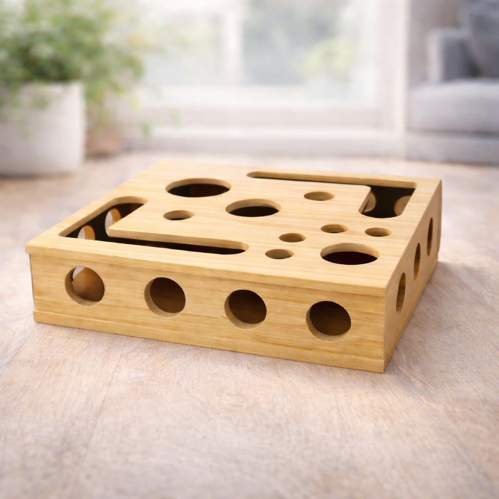 MiauTüftler – Spiel & Kratzbox